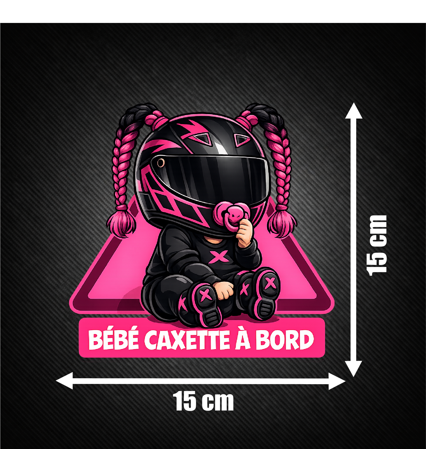 Sticker "Bébé Caxette à Bord"
