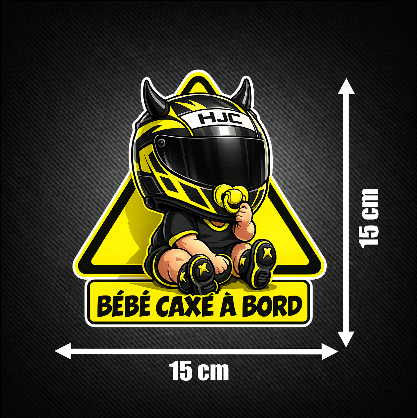 Sticker "Bébé Caxé à Bord"