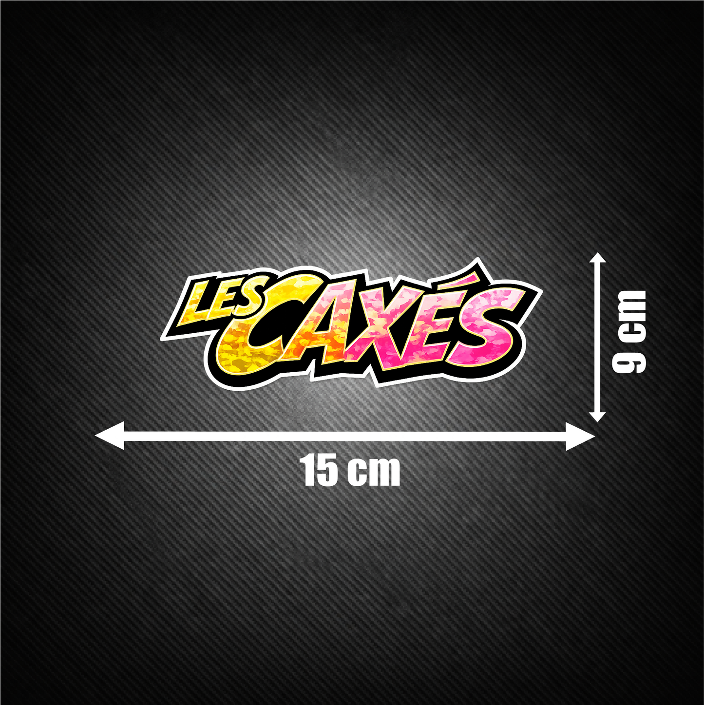 STICKER LOGO LES CAXÉS — Edition Duo