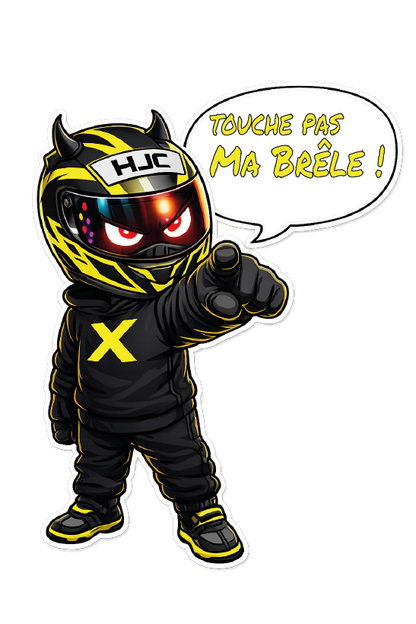 Sticker "Touche pas ma brêle !"