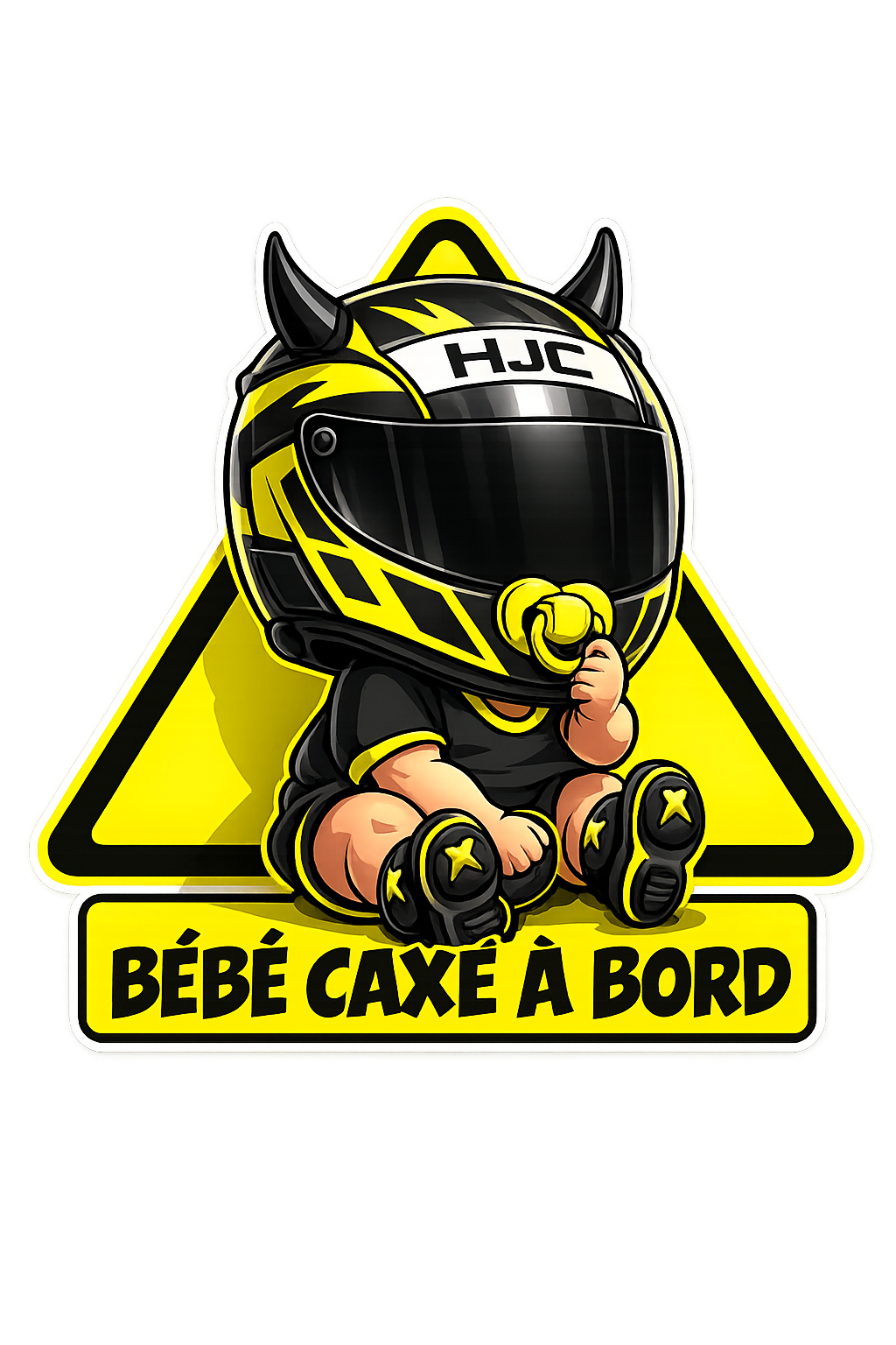 Sticker "Bébé Caxé à Bord"