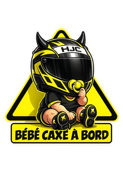 Sticker "Bébé Caxé à Bord"