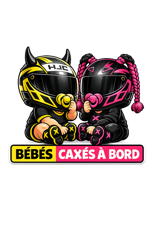 Sticker "Bébés Caxés à Bord"